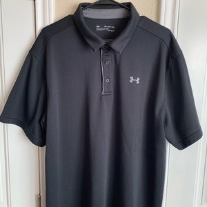Under Armour 2xl black polo shirt